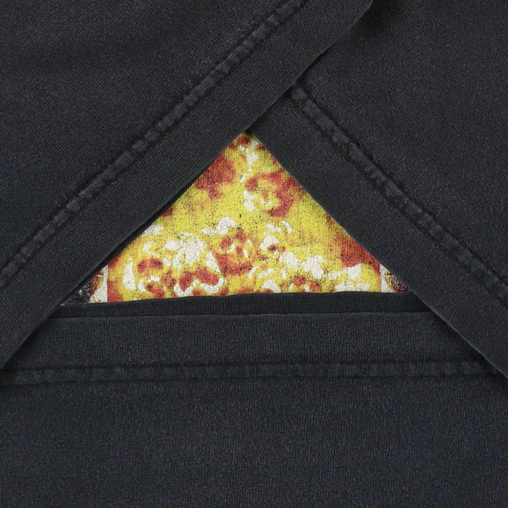 MEGADETH Fire Pattern Band T-Shirt (Men's XL equivalent) unclear Charcoal Vintage Second Hand