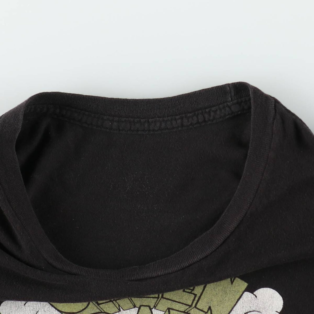 GREEN DAY Green Day Band T-shirt Band T Men's L size unclear black type Vintage Second Hand