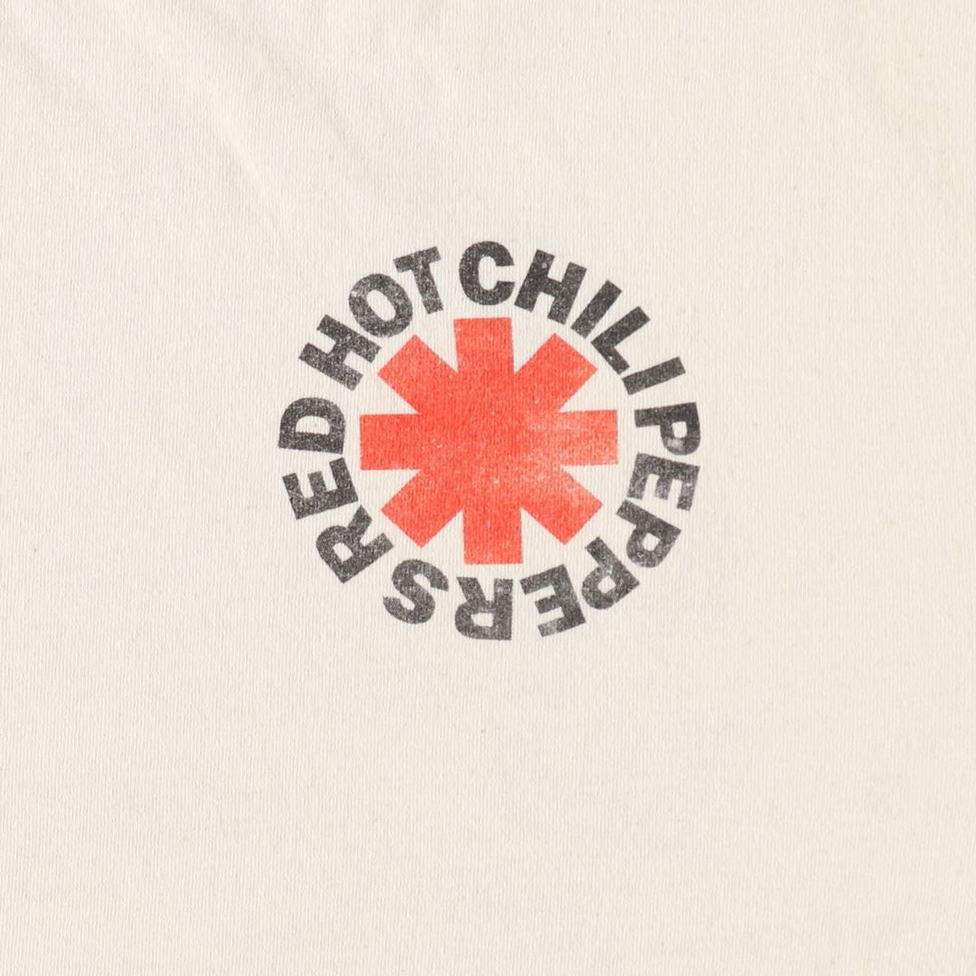 RED HOT CHILI PEPPERS Red Hot Chili Peppers Band T-shirt Band T Men's XL equivalent cotton unbleached Vintage Second Hand