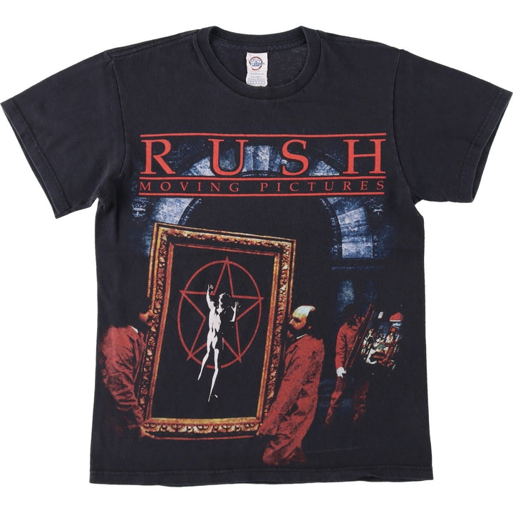 Delta Rush Band T-Shirt (Men's Size S) cotton black type Vintage Second Hand