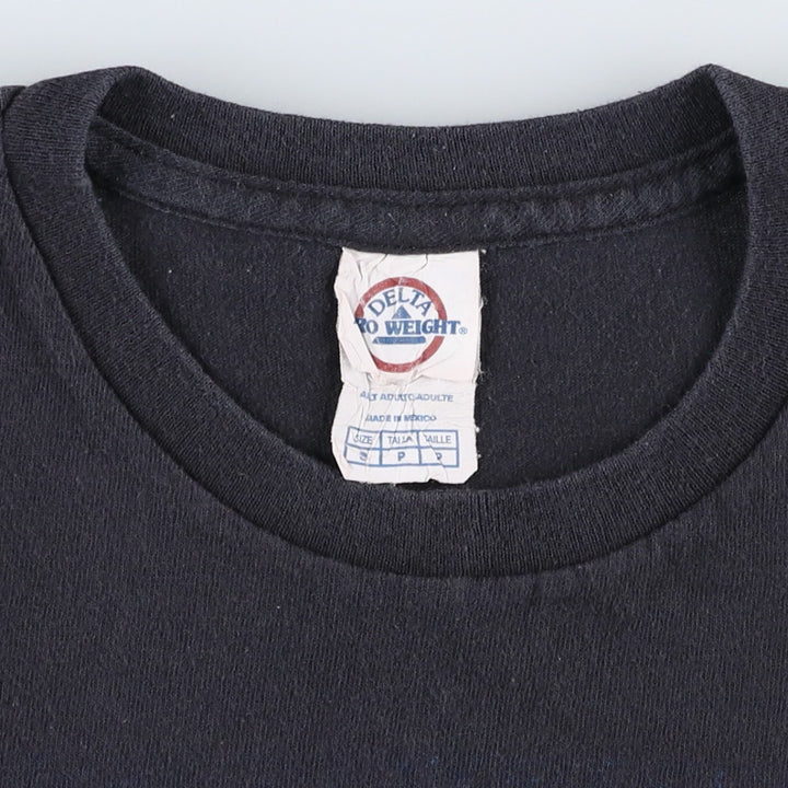 Delta Rush Band T-Shirt (Men's Size S) cotton black type Vintage Second Hand