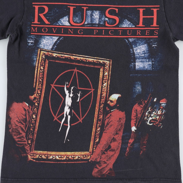 Delta Rush Band T-Shirt (Men's Size S) cotton black type Vintage Second Hand