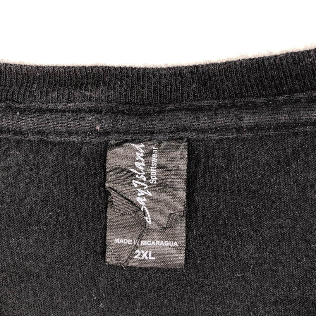 2000'S Bay Island Tool band t-shirt, men's size XXL equivalent. cotton black type Vintage Second Hand