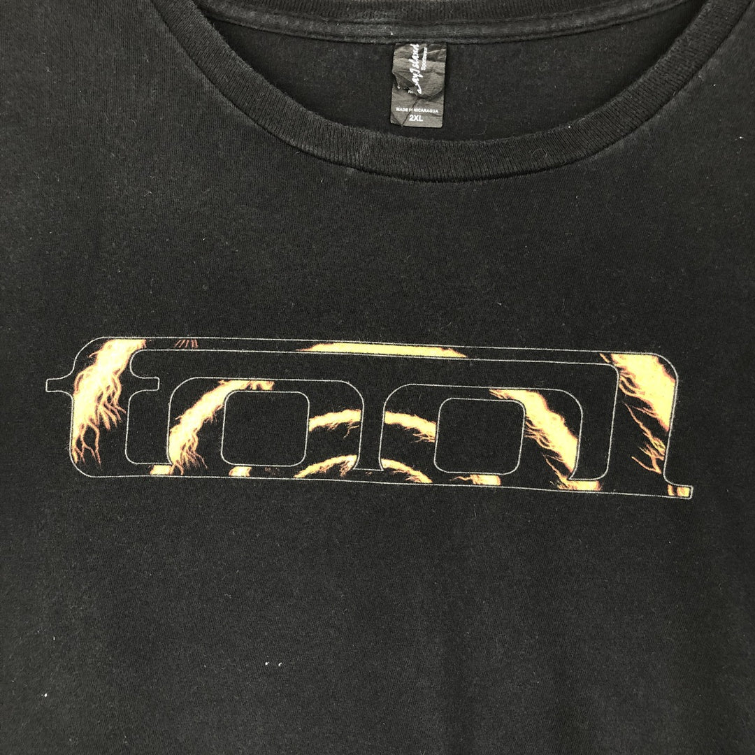 2000'S Bay Island Tool band t-shirt, men's size XXL equivalent. cotton black type Vintage Second Hand