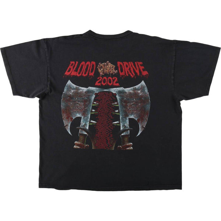 GWAR Blood Drive 2002 Band T-Shirt (Men's XL equivalent) unclear black type Vintage Second Hand