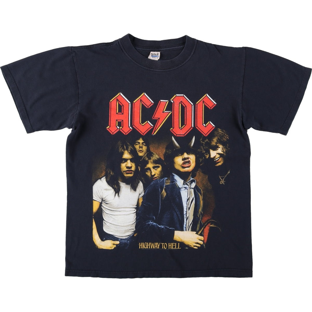00'S Anvil AC cotton black type Vintage Second Hand