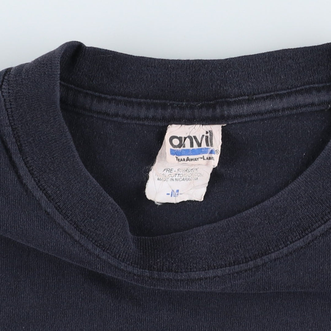 00'S Anvil AC cotton black type Vintage Second Hand