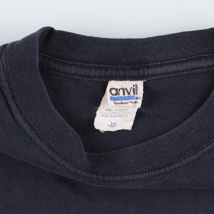 00'S Anvil AC cotton black type Vintage Second Hand