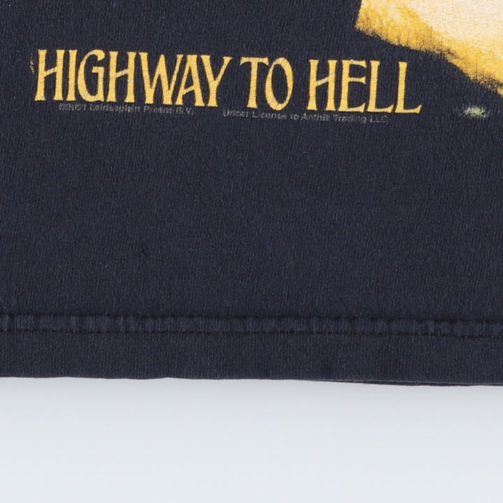 00'S Anvil AC cotton black type Vintage Second Hand