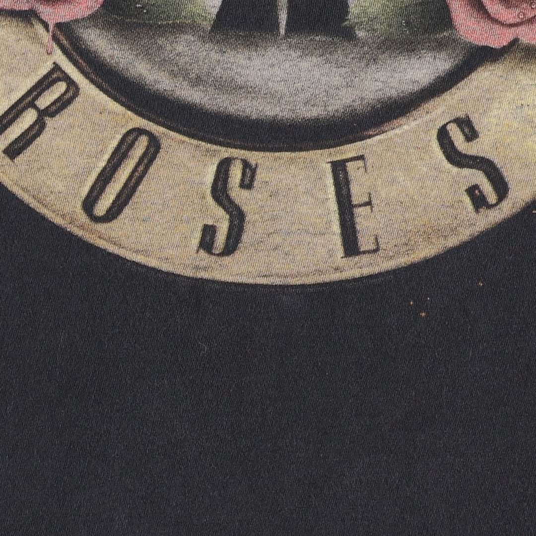 GUNS N' ROSES Guns N' Roses Band T-Shirt Band Tee Men's XL unclear black type Vintage Second Hand