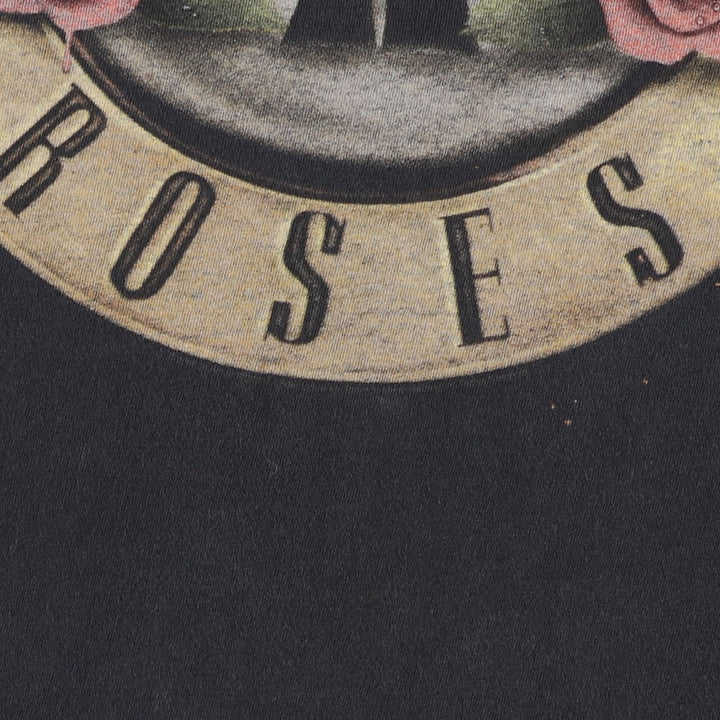 GUNS N' ROSES Guns N' Roses Band T-Shirt Band Tee Men's XL unclear black type Vintage Second Hand