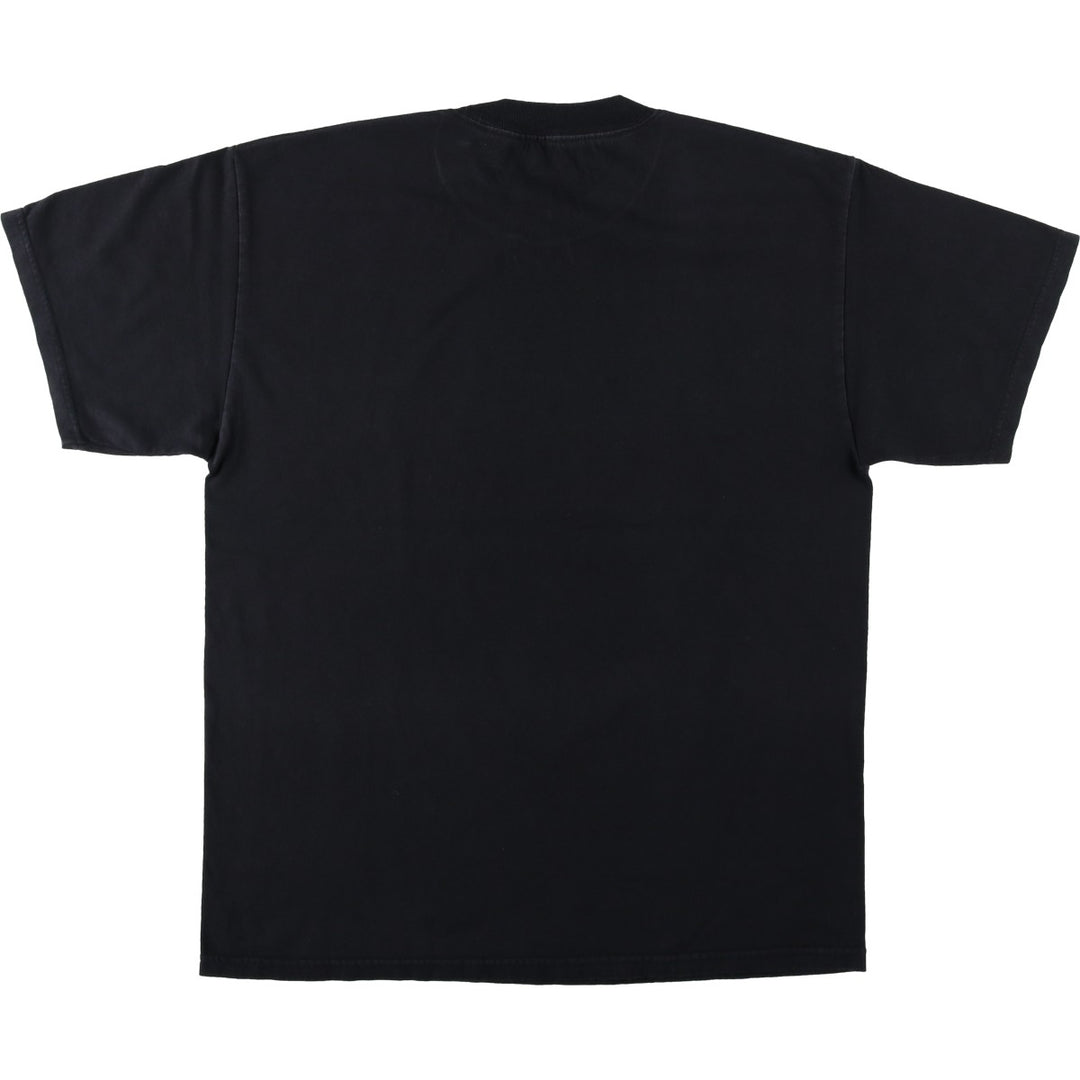 The Rolling Stones Band T-shirt, Band T, Men's L size cotton black type Vintage Second Hand