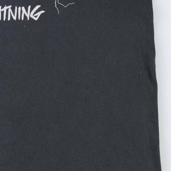 00'S METALLICA Band T-shirt, Band T, Men's XL size unclear black type Vintage Second Hand