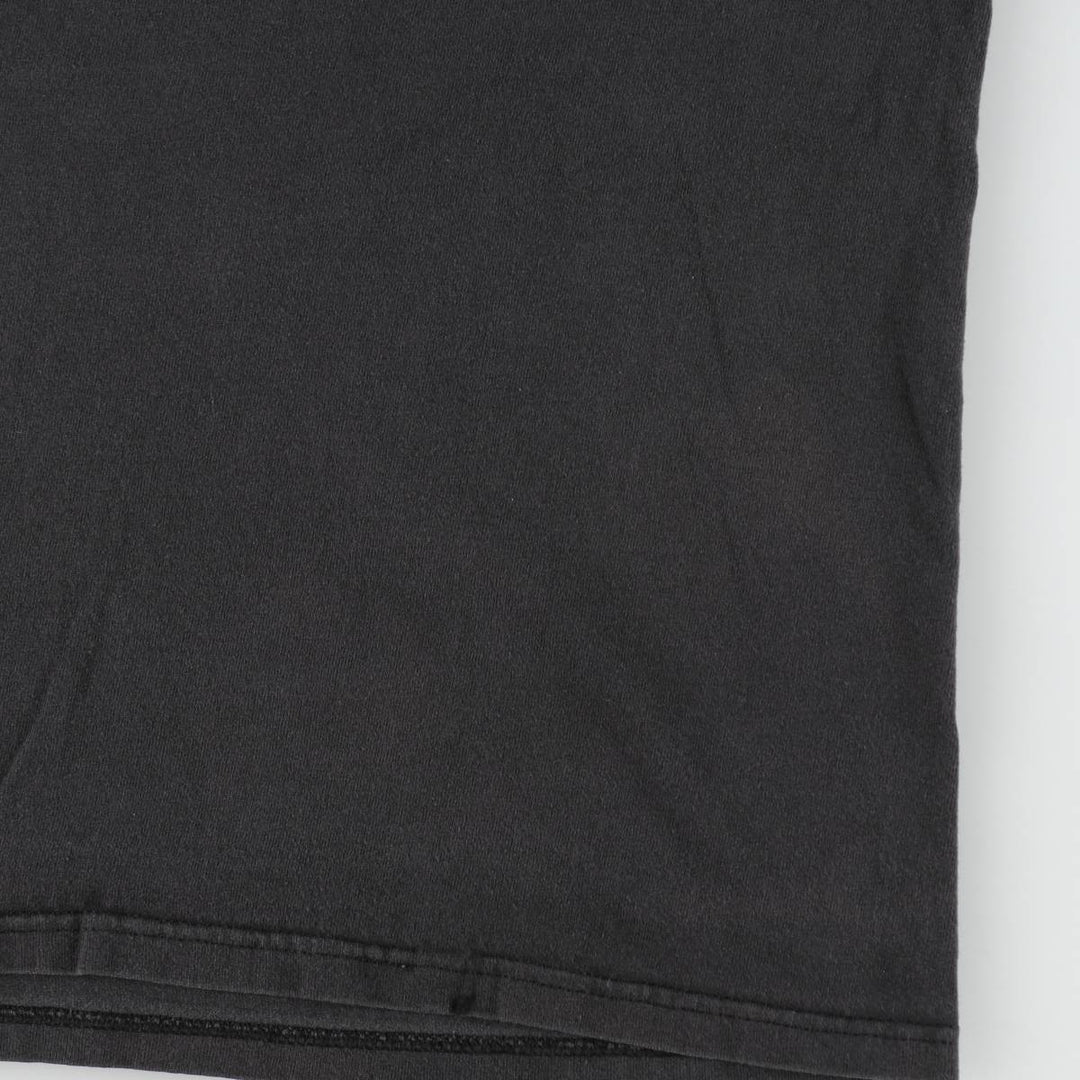 00'S Zion BOB MARLEY Band T-shirt, USA made, Men's L size cotton black type Vintage Second Hand
