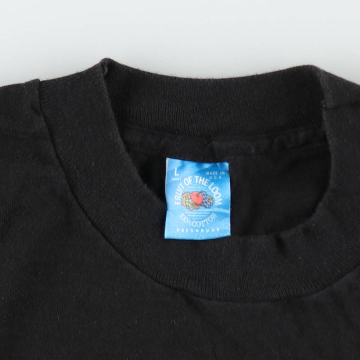 90'S Fruit of the Loom Bette Midler Band T-Shirt, Made in USA, Men's Size L (approx.), Vintage cotton black type Vintage Second Hand