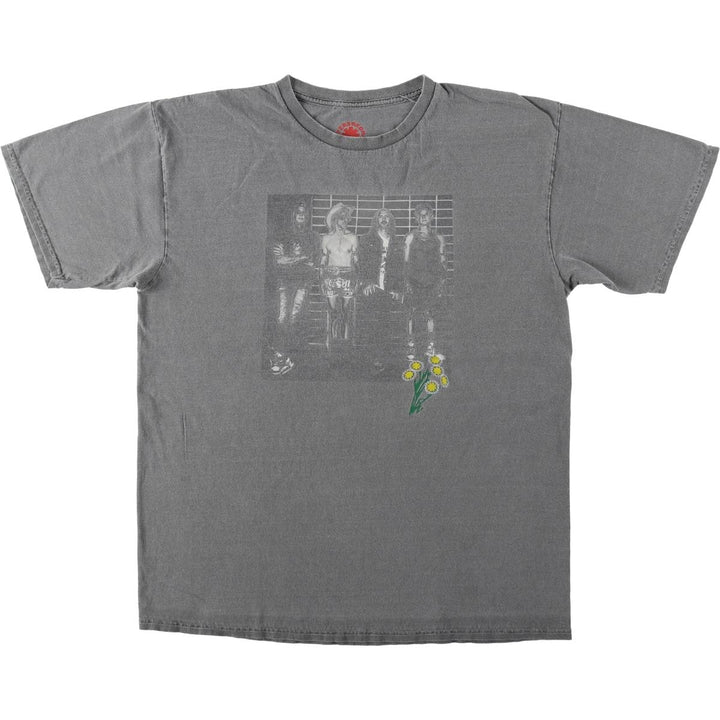 RED HOT CHILI PEPPERS Red Hot Chili Peppers Band T-shirt Band T Men's L size cotton gray type Vintage Second Hand