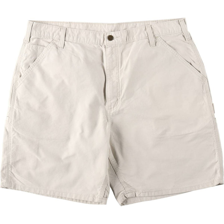 Carhartt Duck Canvas Painter Shorts, Men's W38 (approx.) unclear ivory Vintage Second Hand