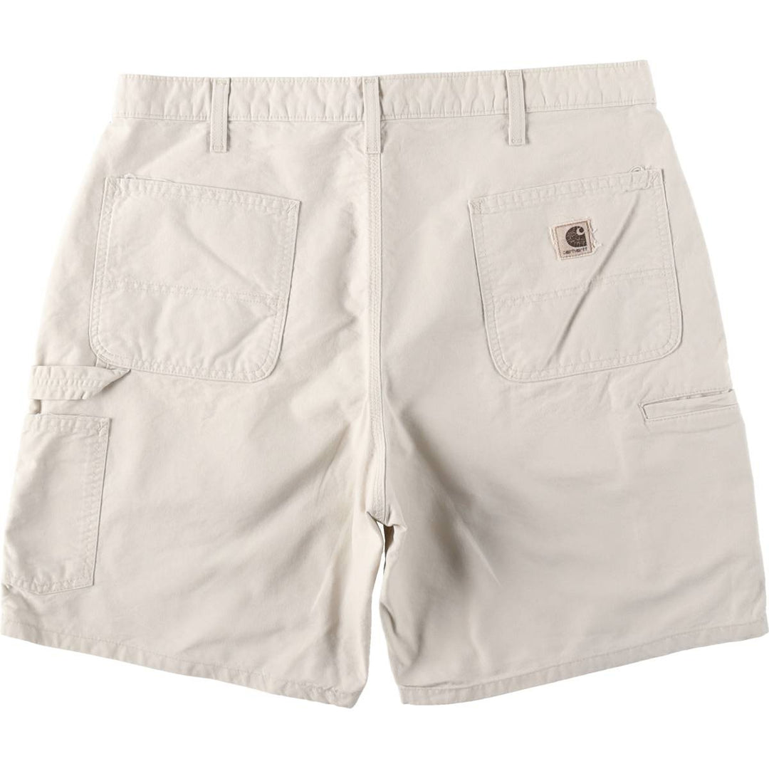 Carhartt Duck Canvas Painter Shorts, Men's W38 (approx.) unclear ivory Vintage Second Hand