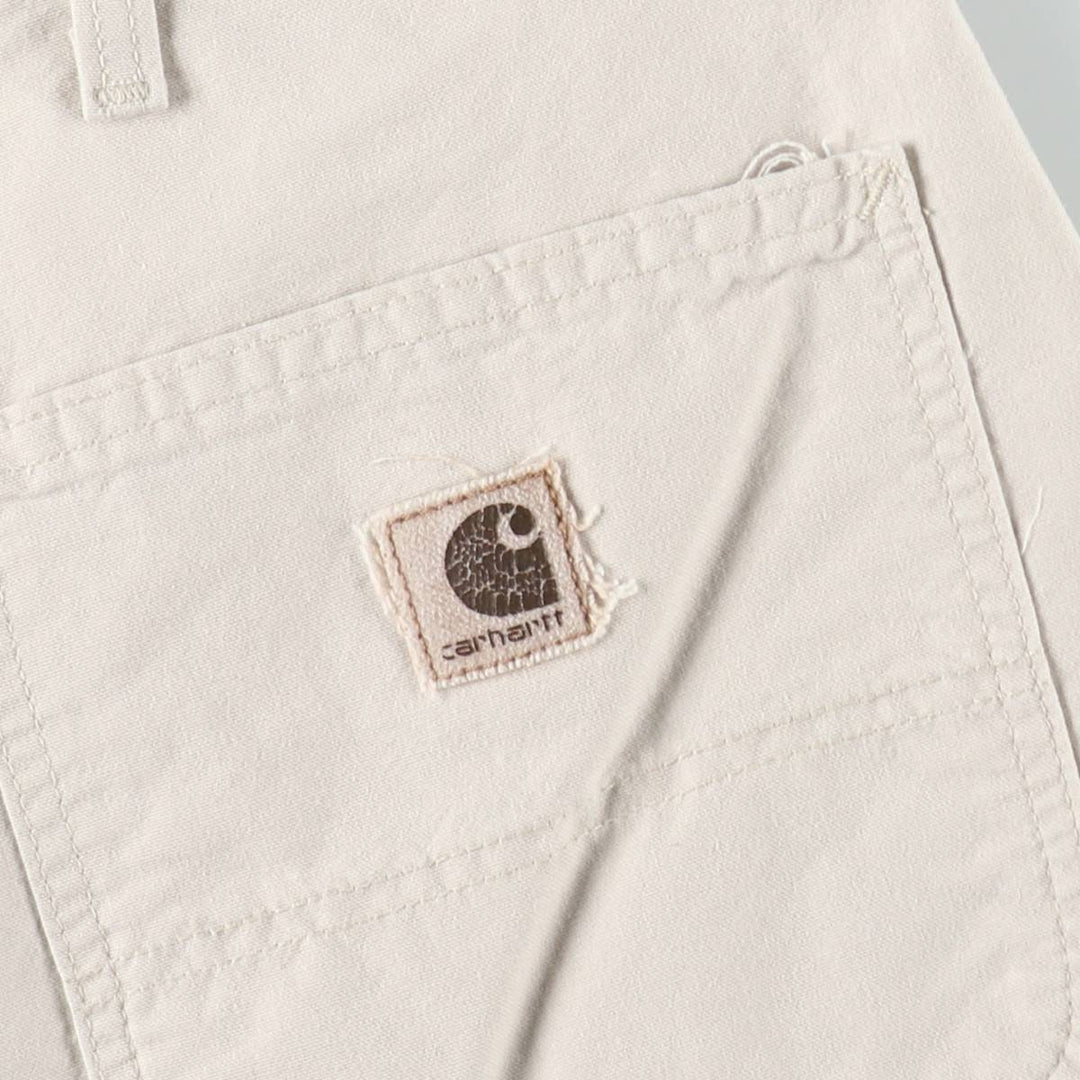 Carhartt Duck Canvas Painter Shorts, Men's W38 (approx.) unclear ivory Vintage Second Hand