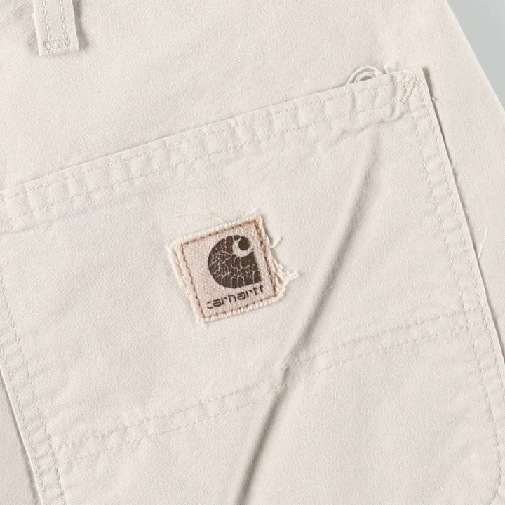 Carhartt Duck Canvas Painter Shorts, Men's W38 (approx.) unclear ivory Vintage Second Hand