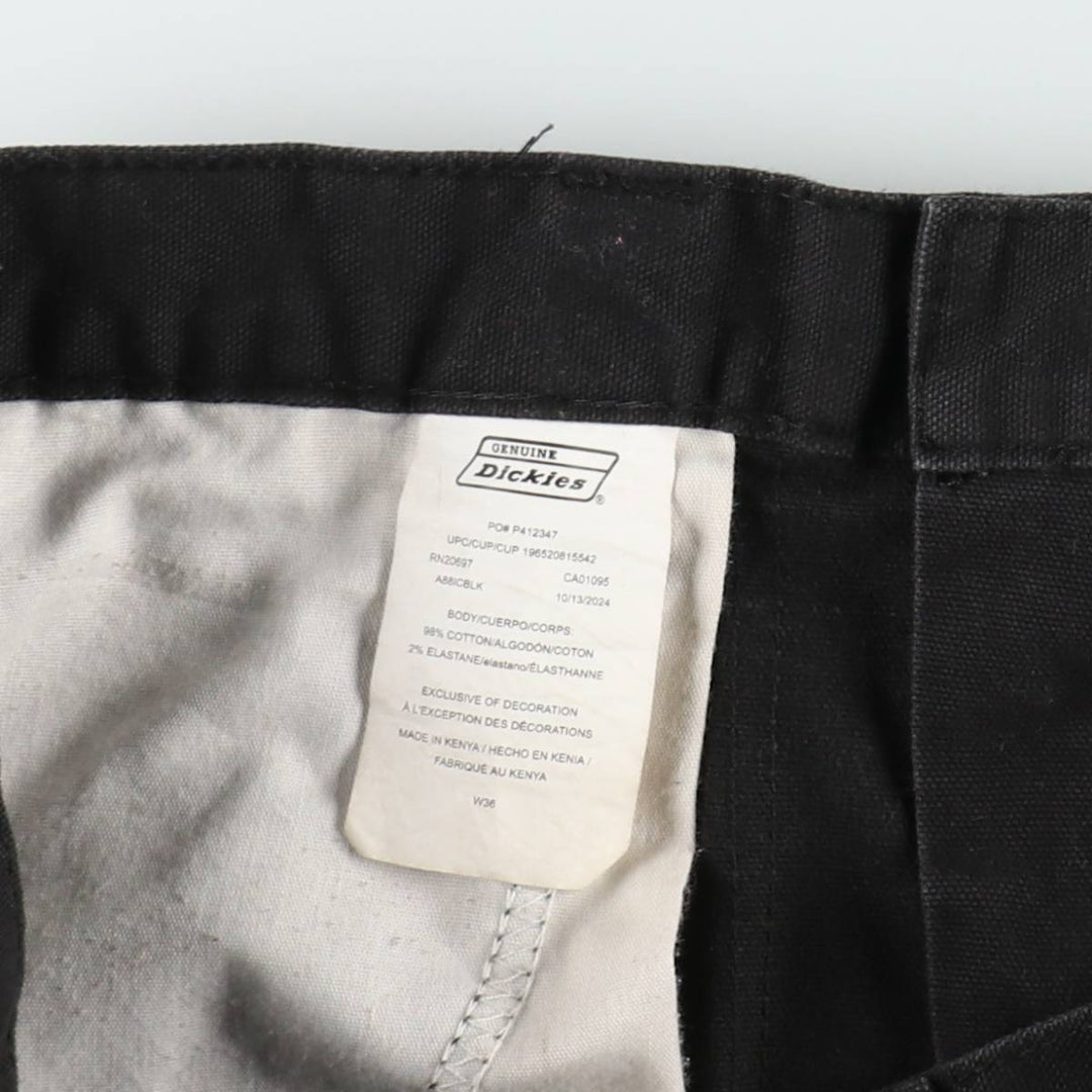 Dickies Duck Painter Shorts, Half Pants, Men's, W36 equivalent cotton black type Vintage Second Hand