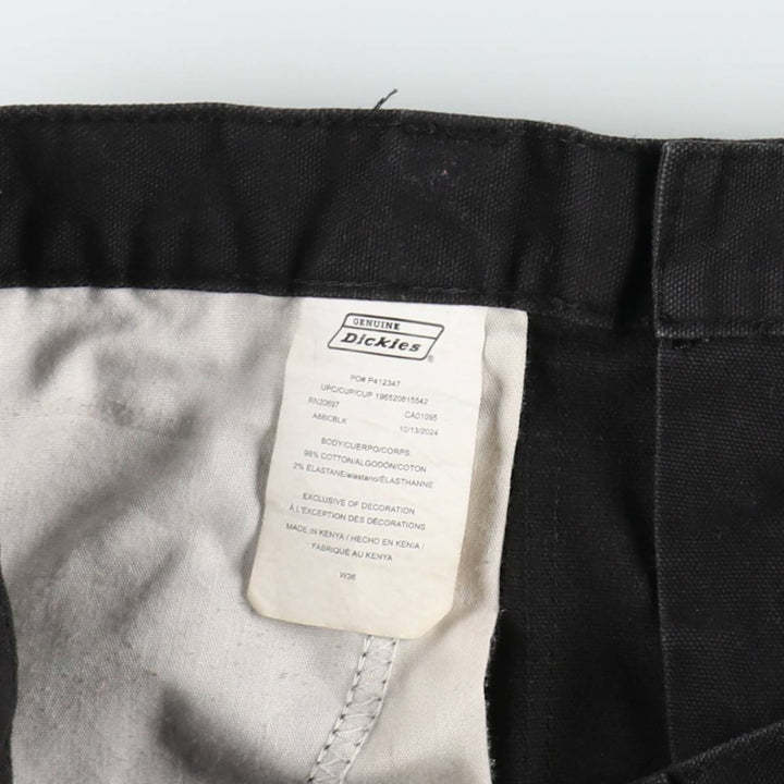 Dickies Duck Painter Shorts, Half Pants, Men's, W36 equivalent cotton black type Vintage Second Hand
