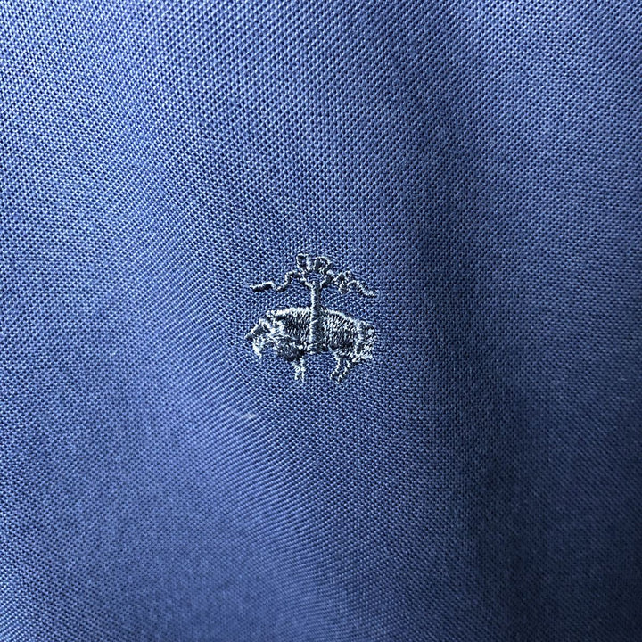 Brooks Brothers 346 long sleeve button-down shirt, men's size L Supima Cotton blue type Vintage Second Hand