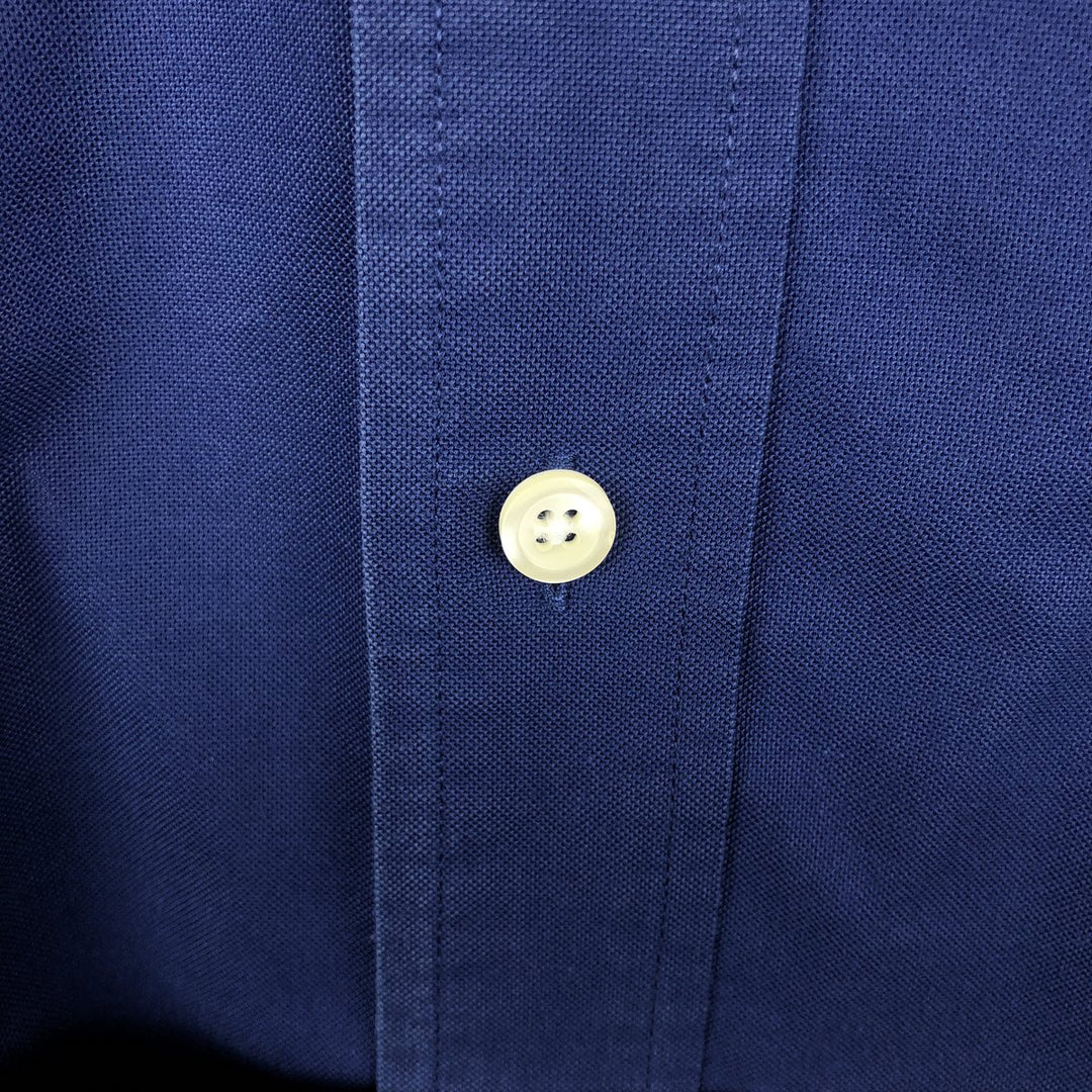 Brooks Brothers 346 long sleeve button-down shirt, men's size L Supima Cotton blue type Vintage Second Hand