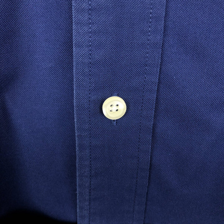 Brooks Brothers 346 long sleeve button-down shirt, men's size L Supima Cotton blue type Vintage Second Hand