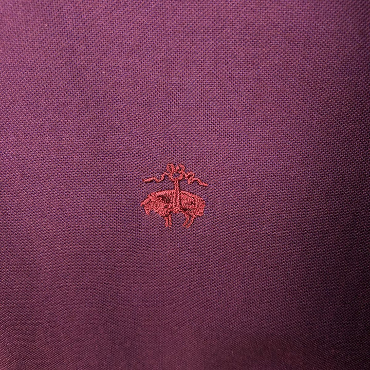 Brooks Brothers 1818 REGENT Long Sleeve Button Down Shirt Men's XL Supima Cotton burgundy type Vintage Second Hand