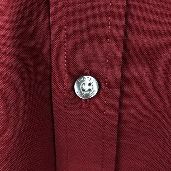 Brooks Brothers Est.1818 REGENT FIT Long-Sleeve Button-Down Shirt, Men's Size L (approx.) cotton red type Vintage Second Hand