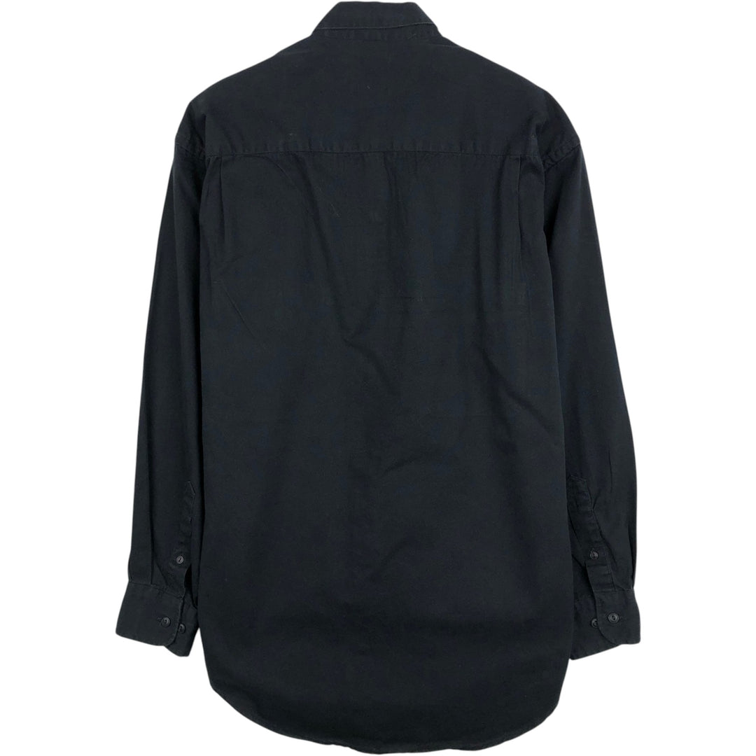 90'S GAP (Old GAP) Long-Sleeve Cotton Shirt, Men's Size S (Equivalent), Vintage cotton black type Vintage Second Hand