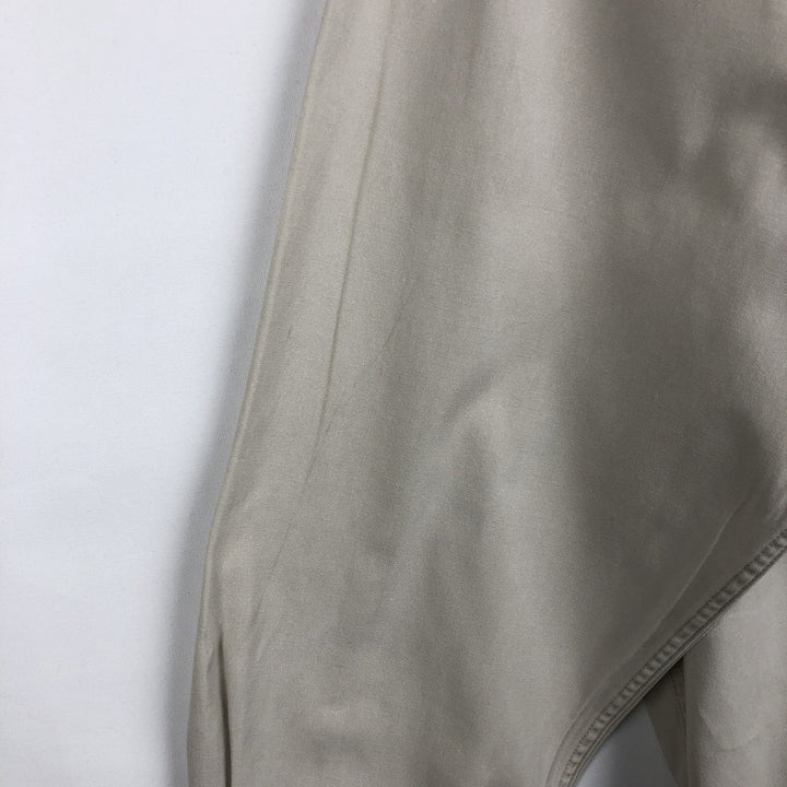 90'S GAP Old Gap Long Sleeve Cotton Shirt Men's L Size Vintage cotton Beige type Vintage Second Hand