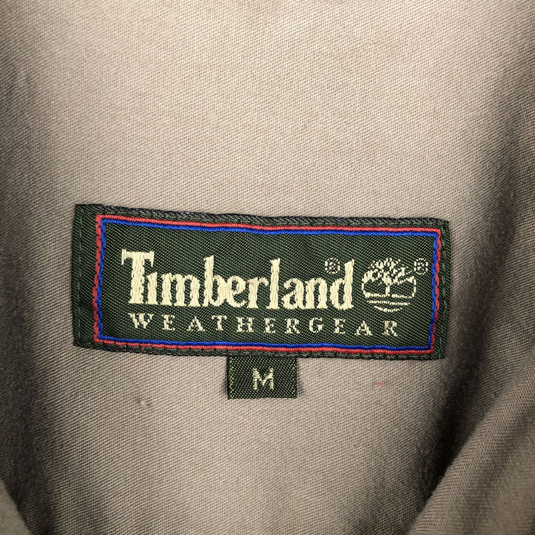 Timberland long-sleeved cotton shirt, men's size M (approximately equivalent). cotton Beige type Vintage Second Hand