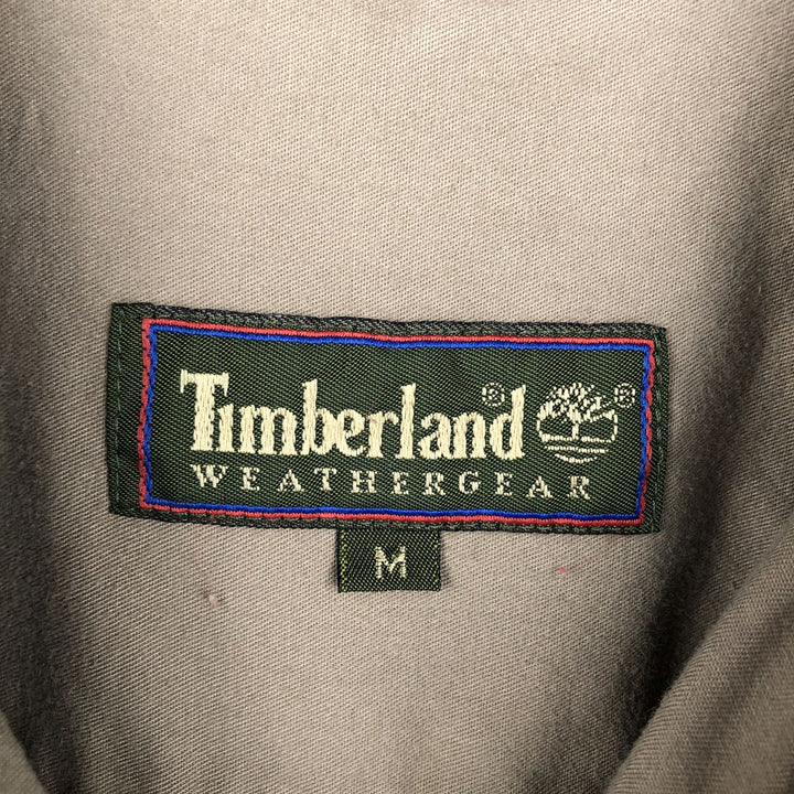 Timberland long-sleeved cotton shirt, men's size M (approximately equivalent). cotton Beige type Vintage Second Hand