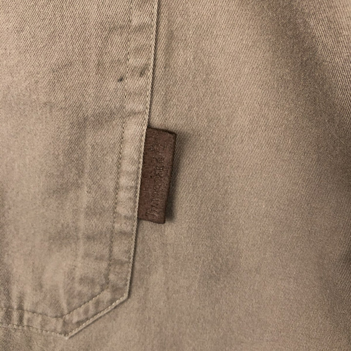 Timberland long-sleeved cotton shirt, men's size M (approximately equivalent). cotton Beige type Vintage Second Hand