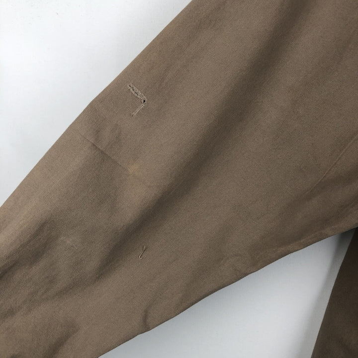 Timberland long-sleeved cotton shirt, men's size M (approximately equivalent). cotton Beige type Vintage Second Hand