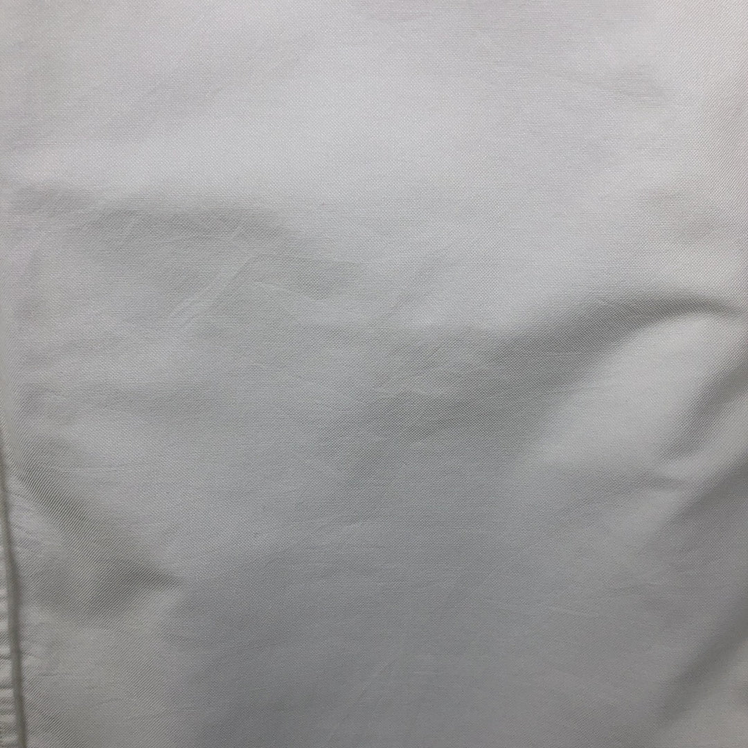 80s-90'S Brooks Brothers Est.1818 Traditional Fit Long-Sleeve Button-Down Shirt, Made in USA, Men's XL Equivalent, Vintage Supima Cotton white type Vintage Second Hand