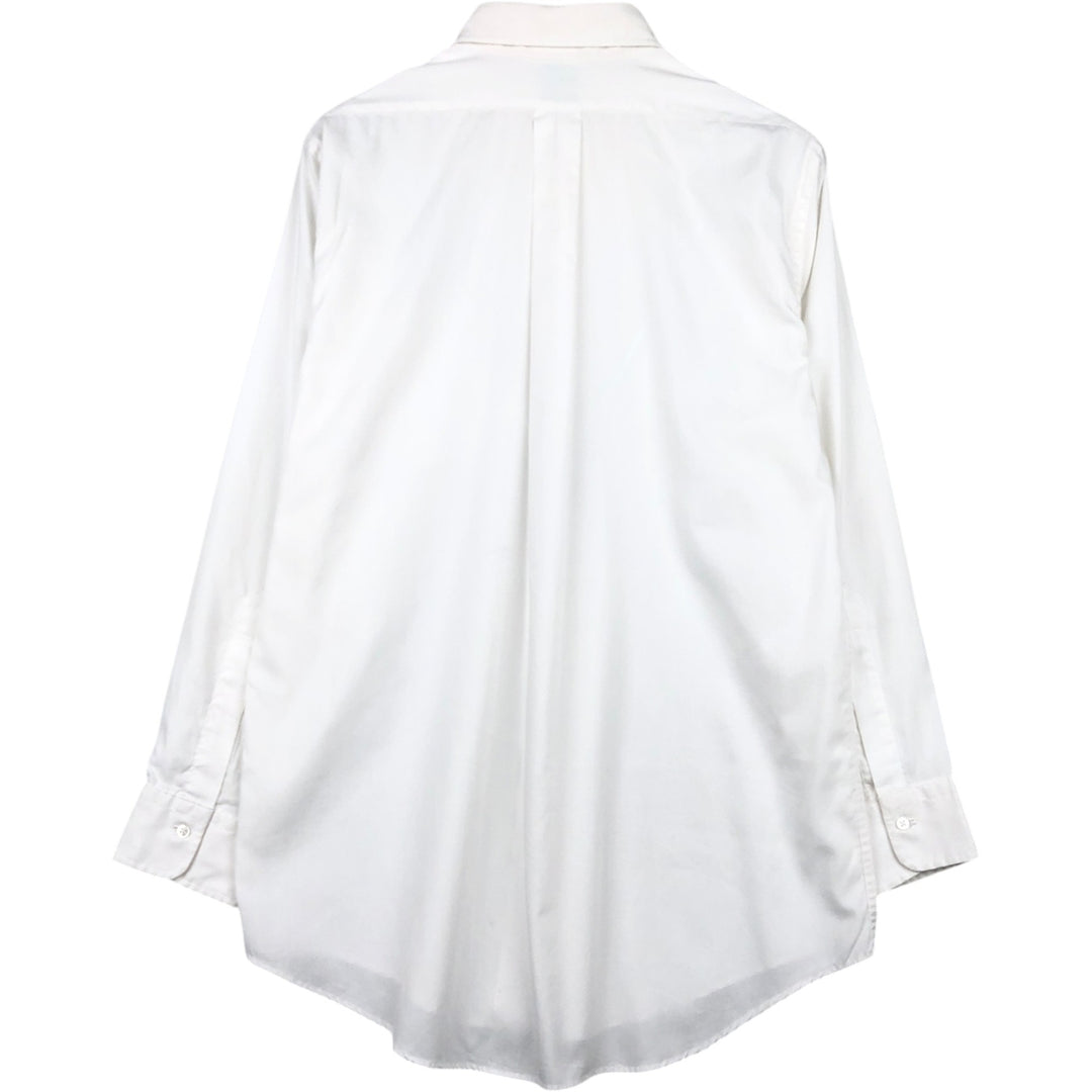80s-90'S Brooks Brothers Est.1818 Long Sleeve Button Down Shirt Made in USA Men's M Vintage cotton white type Vintage Second Hand