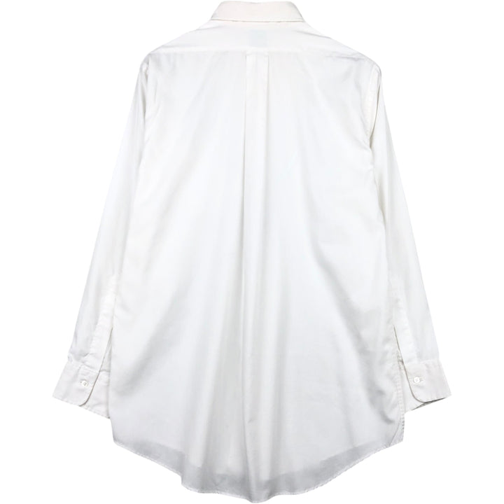 80s-90'S Brooks Brothers Est.1818 Long Sleeve Button Down Shirt Made in USA Men's M Vintage cotton white type Vintage Second Hand