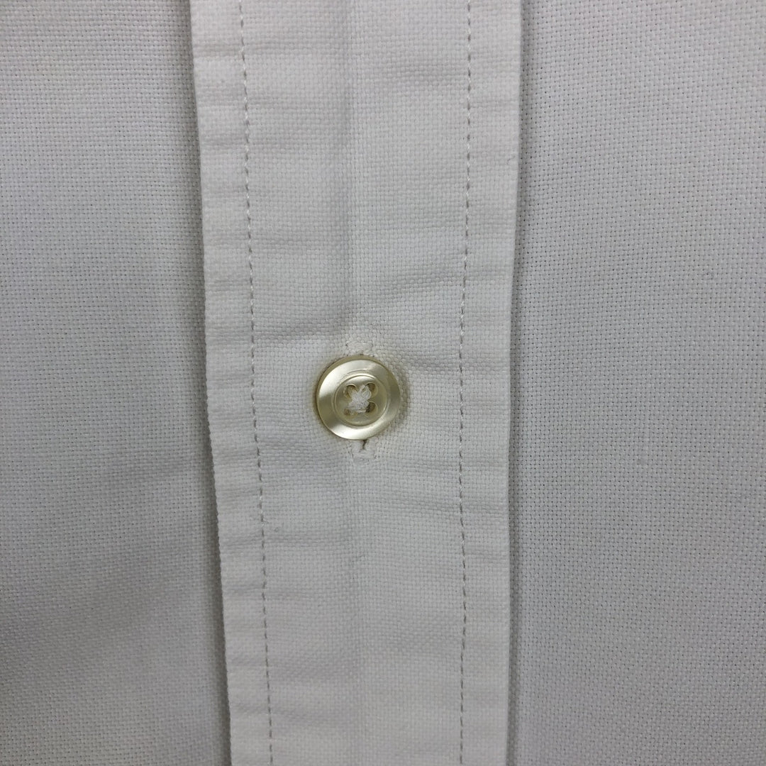 Brooks Brothers long sleeve button down shirt made in USA, size L for men cotton white type Vintage Second Hand