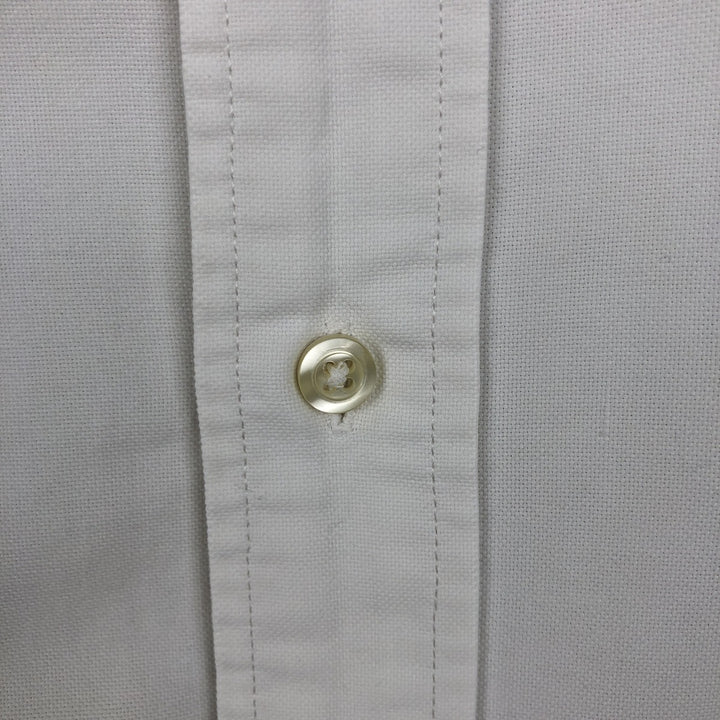 Brooks Brothers long sleeve button down shirt made in USA, size L for men cotton white type Vintage Second Hand