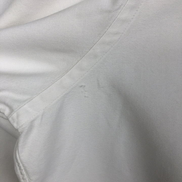 Brooks Brothers long sleeve button down shirt made in USA, size L for men cotton white type Vintage Second Hand