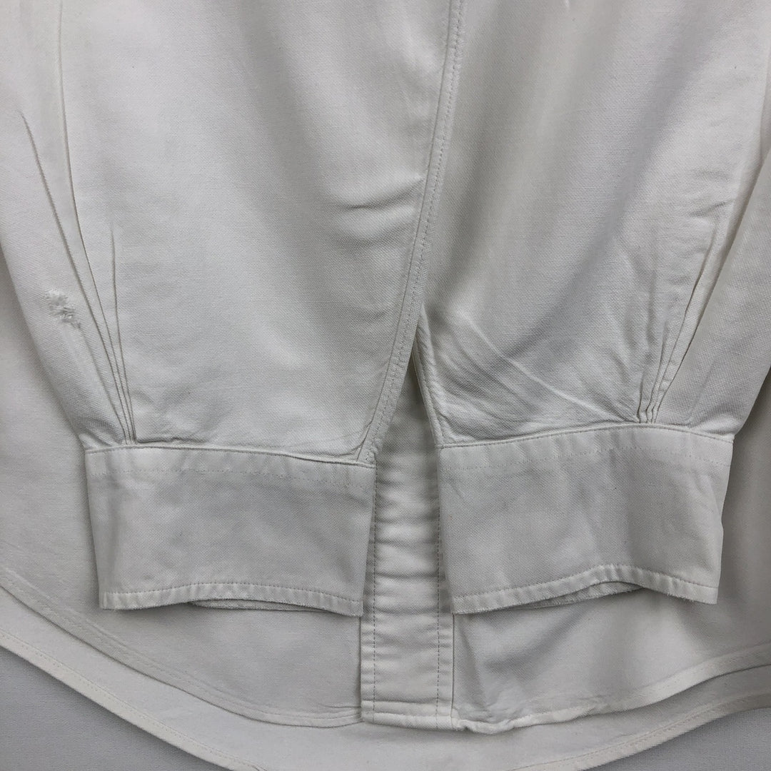 Brooks Brothers long sleeve button down shirt made in USA, size L for men cotton white type Vintage Second Hand
