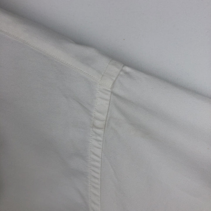 80s-90'S Brooks Brothers Est.1818 Traditional Fit Long-Sleeve Button-Down Shirt, Made in USA, Men's Size L (Equivalent), Vintage Supima Cotton white type Vintage Second Hand