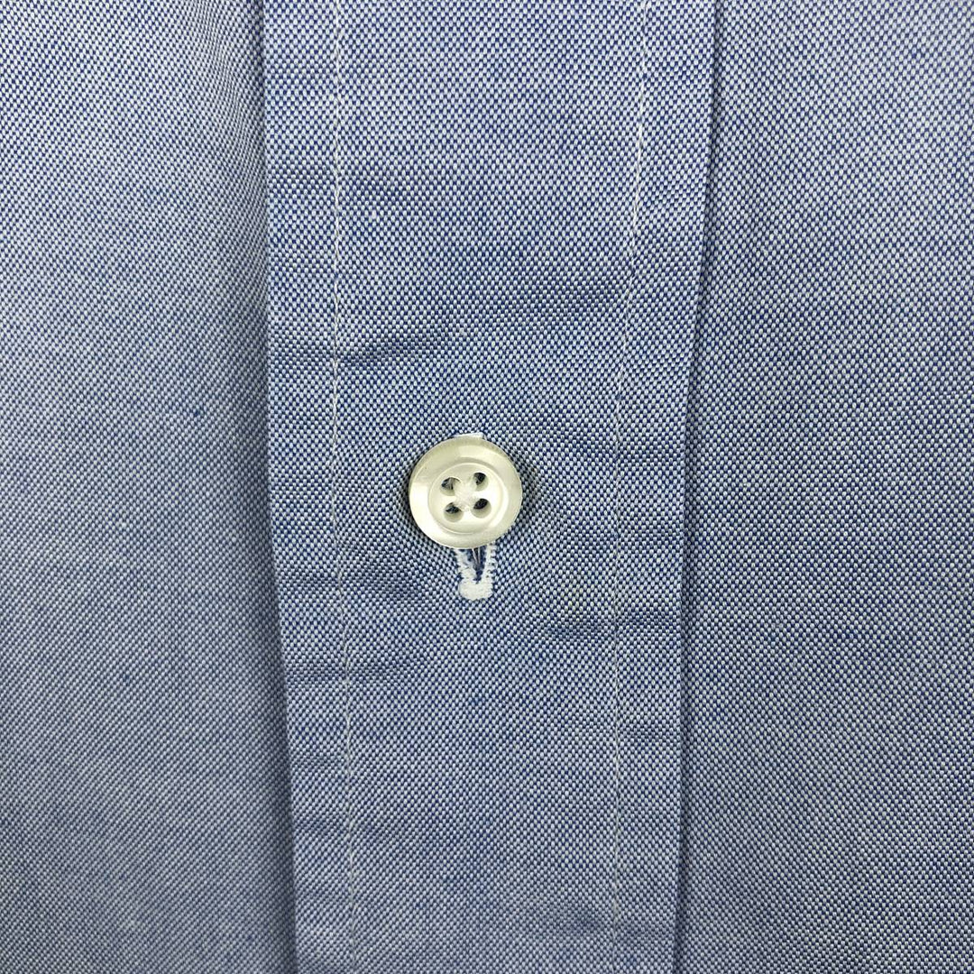 Brooks Brothers long-sleeved button-down shirt, made in the USA, size M cotton blue type Vintage Second Hand