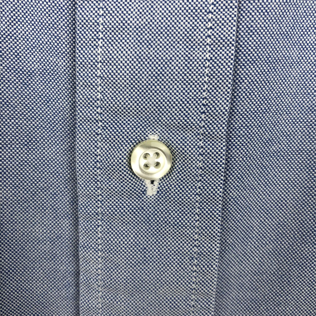 Brooks Brothers long-sleeved button-down shirt, made in the USA, size M cotton blue type Vintage Second Hand