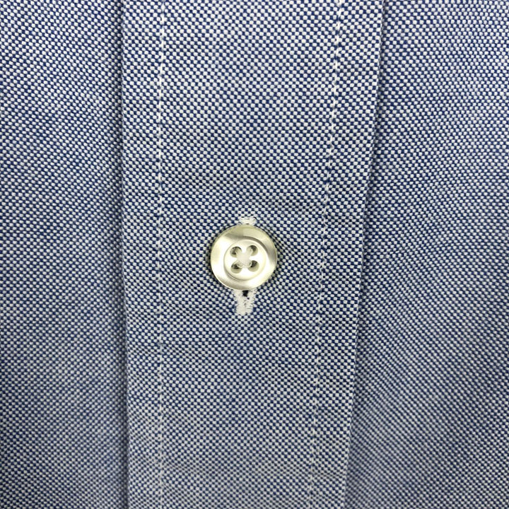 Brooks Brothers long-sleeved button-down shirt, made in the USA, size M cotton blue type Vintage Second Hand