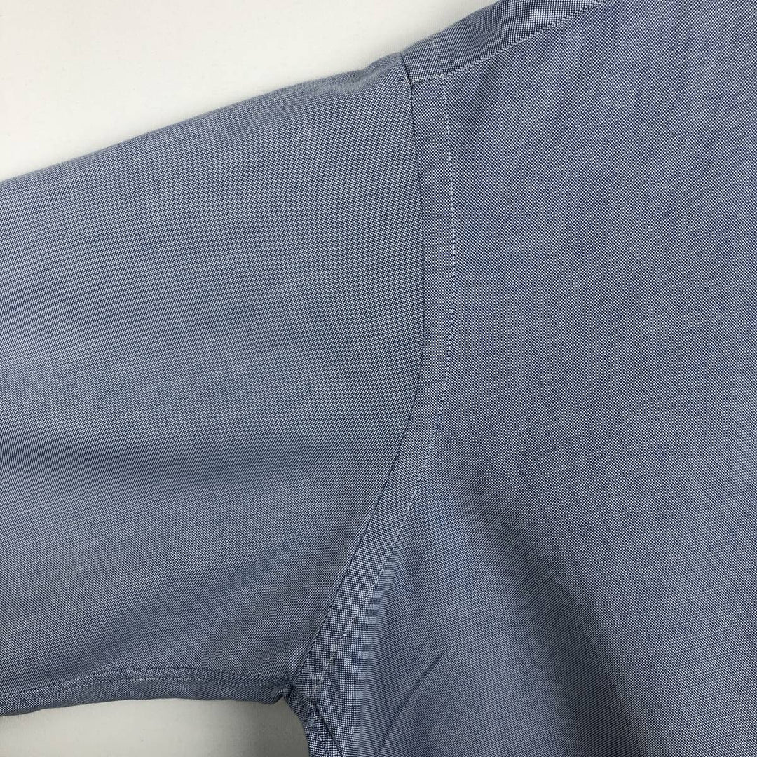 Brooks Brothers long-sleeved button-down shirt, made in the USA, size M cotton blue type Vintage Second Hand