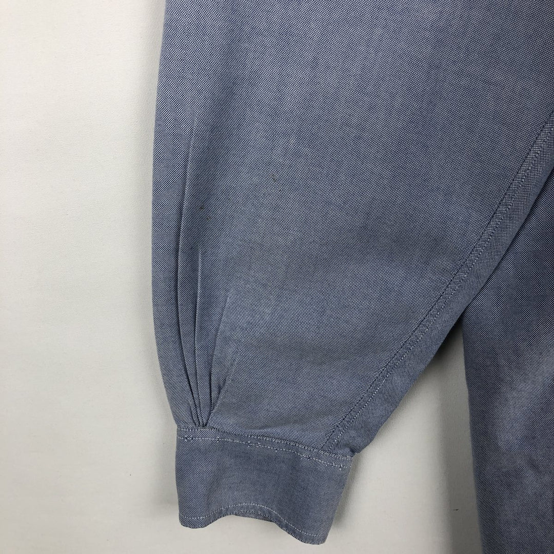 Brooks Brothers long-sleeved button-down shirt, made in the USA, size M cotton blue type Vintage Second Hand